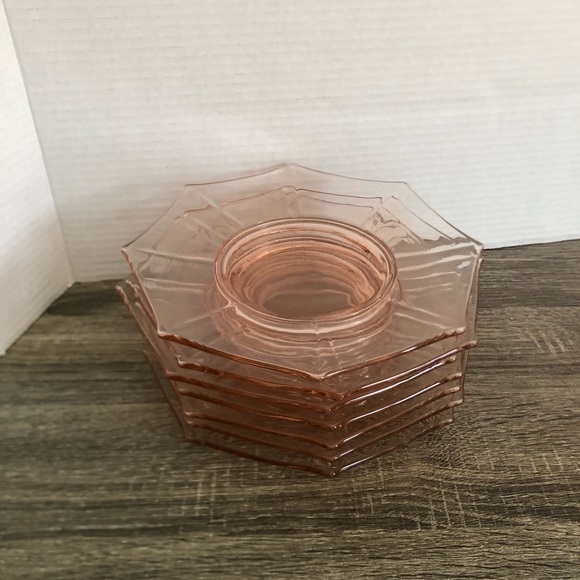 1920s Liberty Glass Egg Harbor Luncheon Plates - Picture 1 of 16